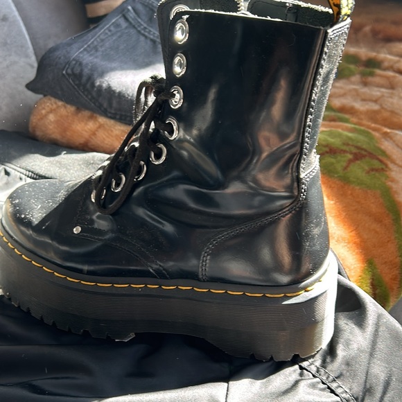 Doc Martin Jaden Max  black Paton leather boots size 10US L main image 8
